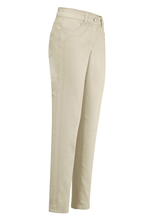 Hosen in Schlupfform - Power-Stretch-Jeans, in Größe 017 bis 092, in Farbe SAND Ansicht 1