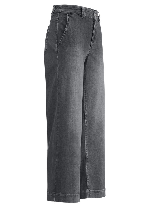 - Jeans-Culotte mit luftig-weitem Bein, in Größe 018 bis 054, in Farbe ANTHRAZIT Ansicht 1