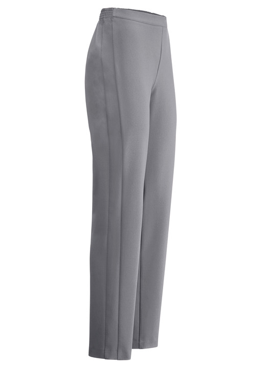 Hosen - Hose mit rückwärtigem Dehnbundeinsatz, in Größe 018 bis 235, in Farbe MITTELGRAU Ansicht 1