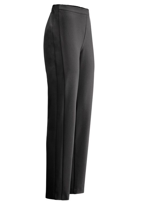 Hosen - Hose mit rückwärtigem Dehnbundeinsatz, in Größe 018 bis 235, in Farbe SCHWARZ Ansicht 1