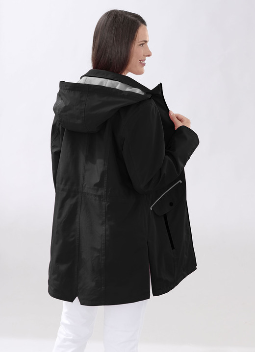 - Funktions-Longjacke in 2 Farben, in Größe 020 bis 060, in Farbe SCHWARZ