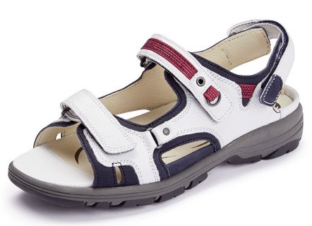 Waldläufer, sportliche Damen-Sandalen, Weite H, mit herausnehmbarem Fußbett