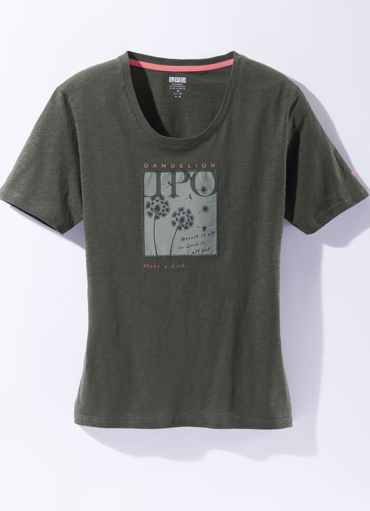 Freizeitanzüge - Shirt von „LPO“ in 3 Farben, in Größe 036 bis 050, in Farbe OLIV Ansicht 1