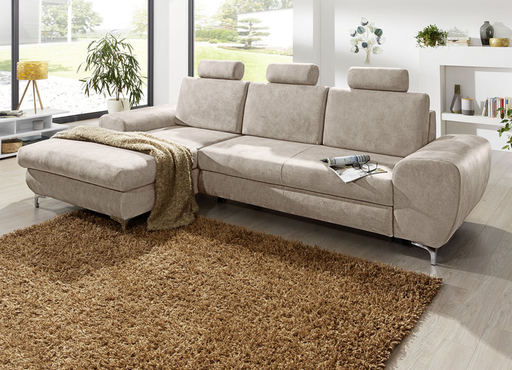 - Elegante Polsterecke mit Bettfunktion, in Farbe BEIGE Ansicht 1