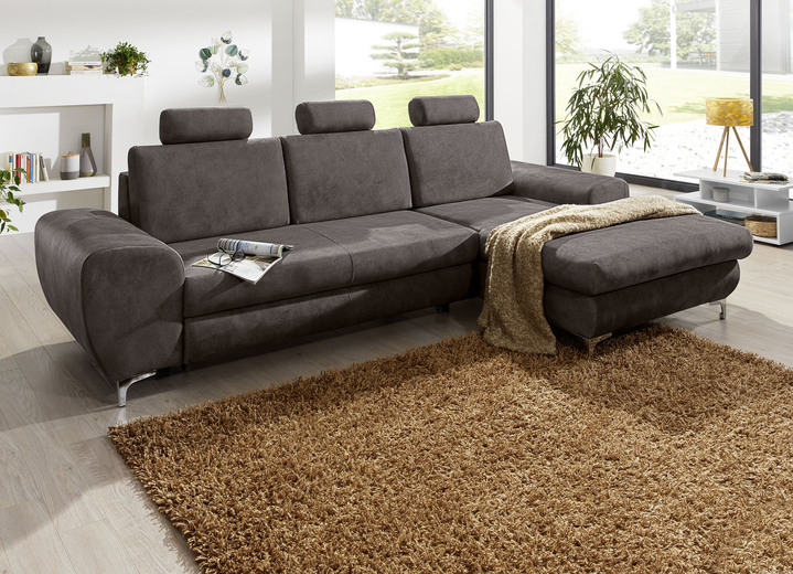 - Elegante Polsterecke mit Bettfunktion, in Farbe BRAUN Ansicht 1