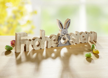 Schriftzug Frohe Ostern