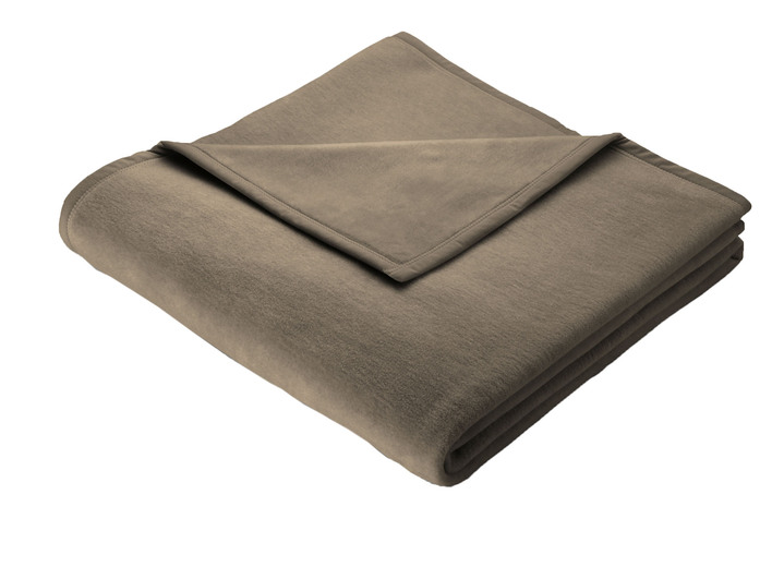 Decken - Supersofte Schlafdecke von Borbo aus reiner Baumwolle, in Größe 185 (Schlafdecke, 100x150 cm) bis 325 (Schlafdecke, 150x220 cm), in Farbe BRAUN Ansicht 1