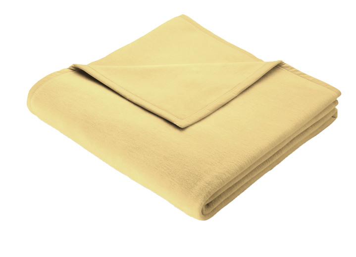 Decken - Supersofte Schlafdecke von Borbo aus reiner Baumwolle, in Größe 185 (Schlafdecke, 100x150 cm) bis 325 (Schlafdecke, 150x220 cm), in Farbe GOLD Ansicht 1