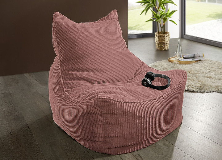 Wohnen - Raffinierter Sitzhocker für die perfekte Entspannung, in Farbe TERRA