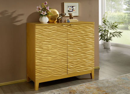 Sideboard mit 3D-Wellendekoration