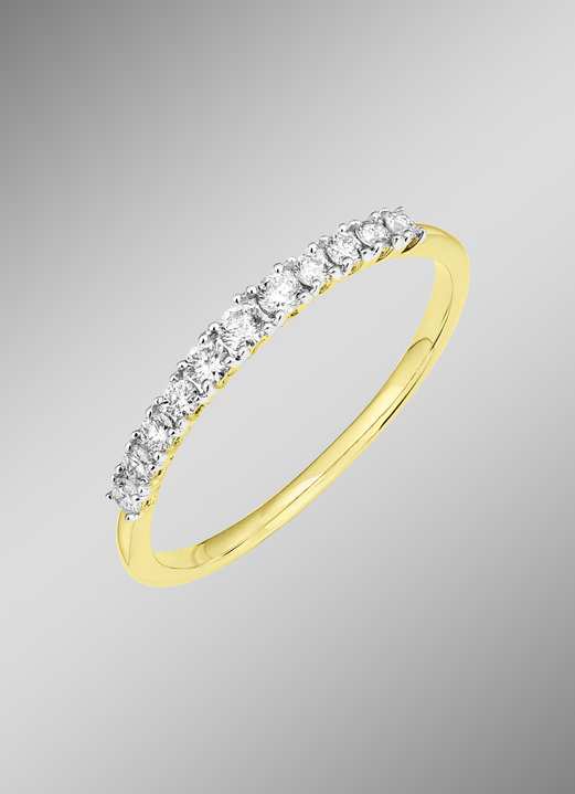 Ringe - Zeitlos und elegant: Damenring mit Brillanten, in Größe 160 bis 220, in Farbe  Ansicht 1