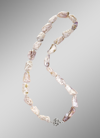 Halskette mit Barock-Perlen