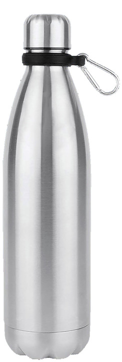 - Isolierflache mit Geheimfach, in Farbe SILBER Ansicht 1
