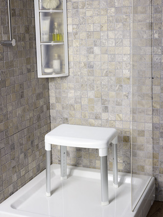 Dusch- und Badehocker mit extra großer Sitzfläche