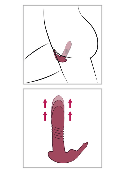 Erotik - Massagegerät, in Farbe ROT Ansicht 1