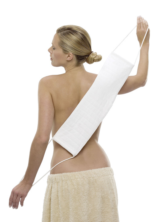 Körperpflege - Rückenreinigungstuch von Janastyle, in Farbe WEISS Ansicht 1