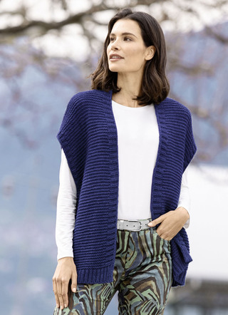 Strickweste mit Alpaka