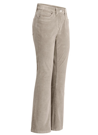 Cordhose in trendiger Bootcut-Form