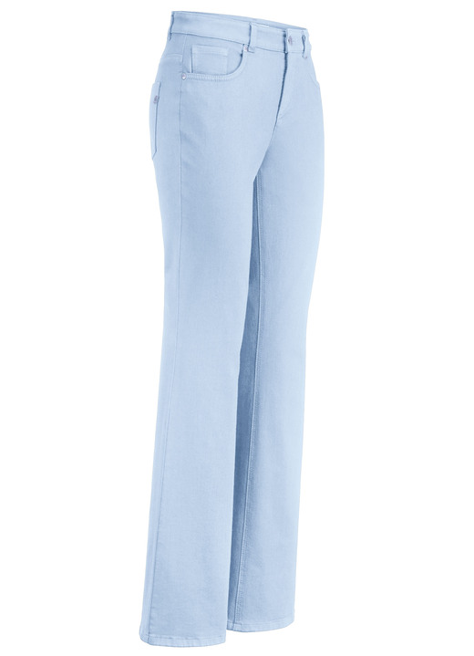 Ascari - Magic-Jeans mit modisch weiterem Beinverlauf, in Größe 017 bis 088, in Farbe HELLBLAU Ansicht 1