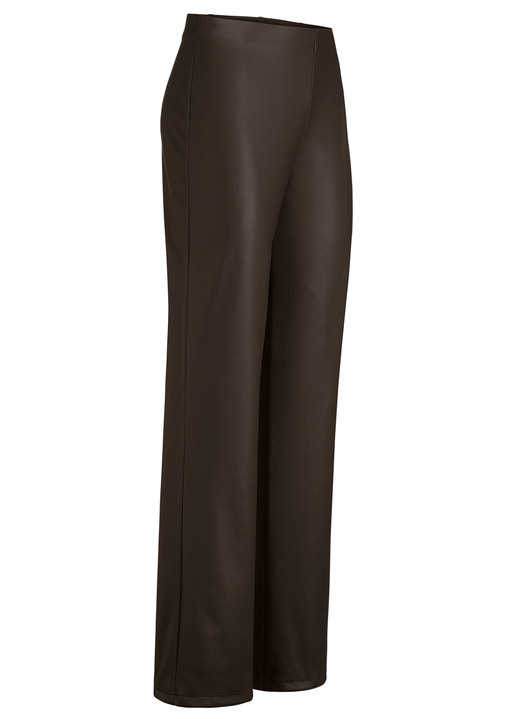 Hosen in Schlupfform - Hose mit ausgestellter Fußweite Hosen in Schlupfform - Hose mit ausgestellter Fußweite, in Größe 017 bis 052, in Farbe MOKKABRAUN