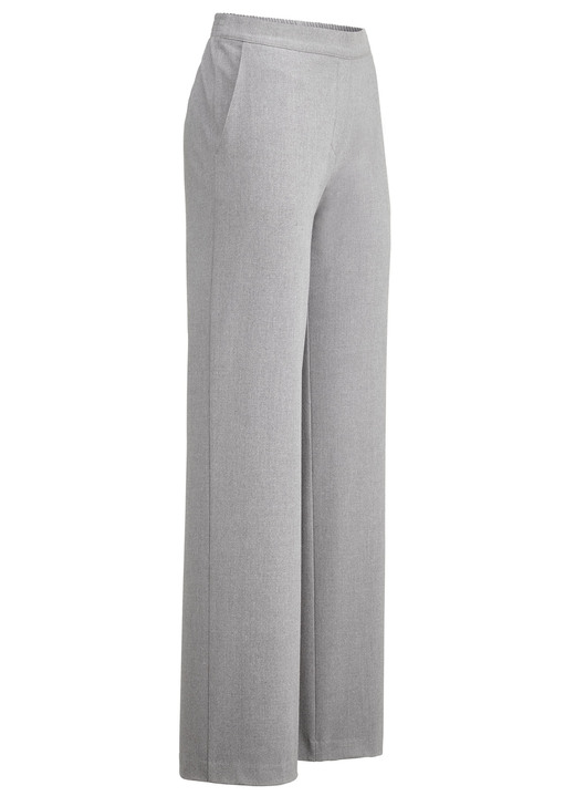 Hosen in Schlupfform - Hose in modischer Weite, in Größe 018 bis 092, in Farbe HELLGRAU MEL. Ansicht 1