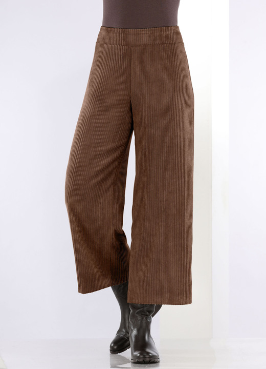 Hosen - Hose in modisch verkürzter Länge, in Größe 018 bis 052, in Farbe COGNAC Ansicht 1