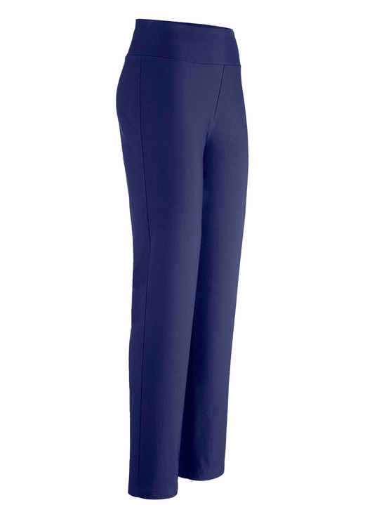 Hosen - Hose mit angenehm wärmender Innenseite, in Größe 017 bis 052, in Farbe MARINE Ansicht 1