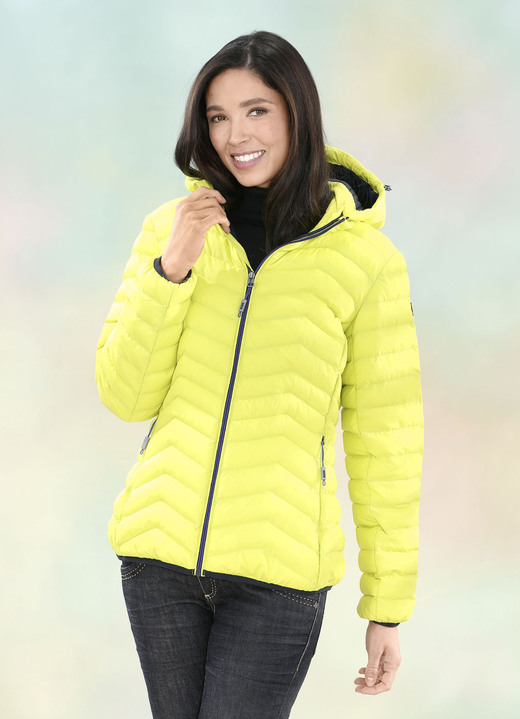 Kurz - Funktionsjacke in 2 Farben Kurz - Funktionsjacke in 2 Farben, in Größe 034 bis 050, in Farbe NEONGELB