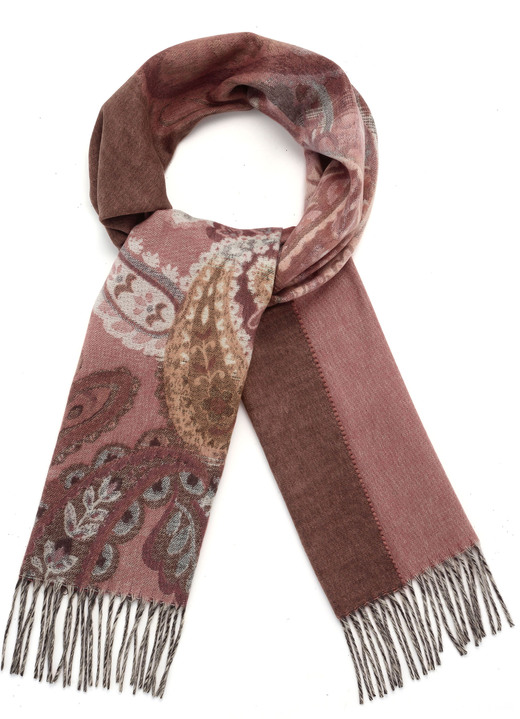 - Schal mit Paisleydessin, in Farbe PUDERROSÉ-BUNT Ansicht 1