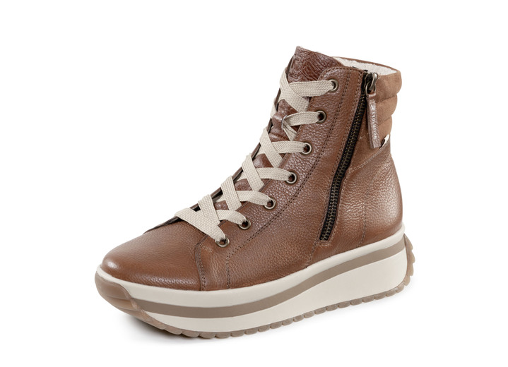 Stiefel & Stiefeletten - Rieker, trendige Damen-Boots, mit herausnehmbarem Fußbett, in Größe 036 bis 043, in Farbe BRAUN Ansicht 1