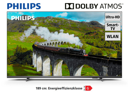Philips PUS/7608/12 4K-Ultra-HD Smart-LED-Fernseher