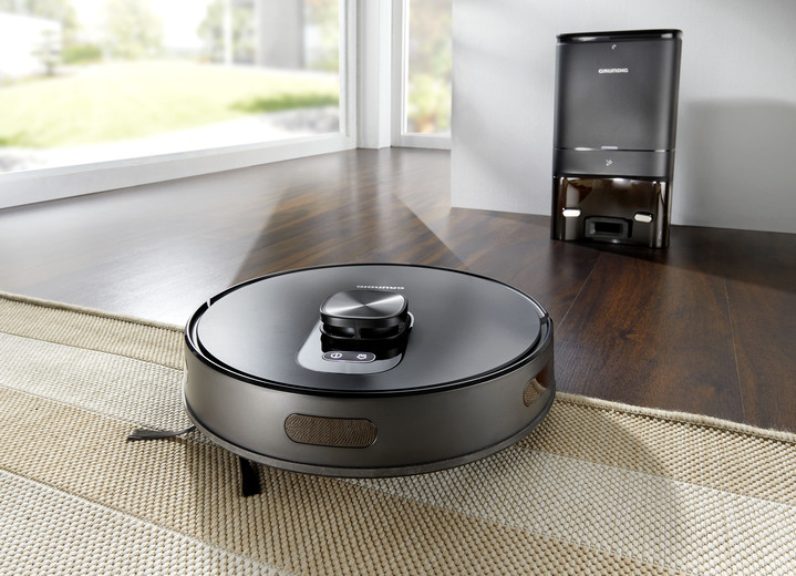 - Saug- und Wischroboter Grundig VCR 7230, in Farbe SCHWARZ Ansicht 1