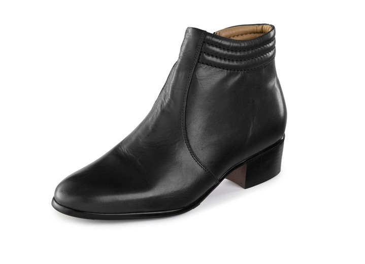 Stiefeletten - GINO GALANTE Stiefelette aus Rind-Nappaleder, in Größe 040 bis 046, in Farbe SCHWARZ Ansicht 1