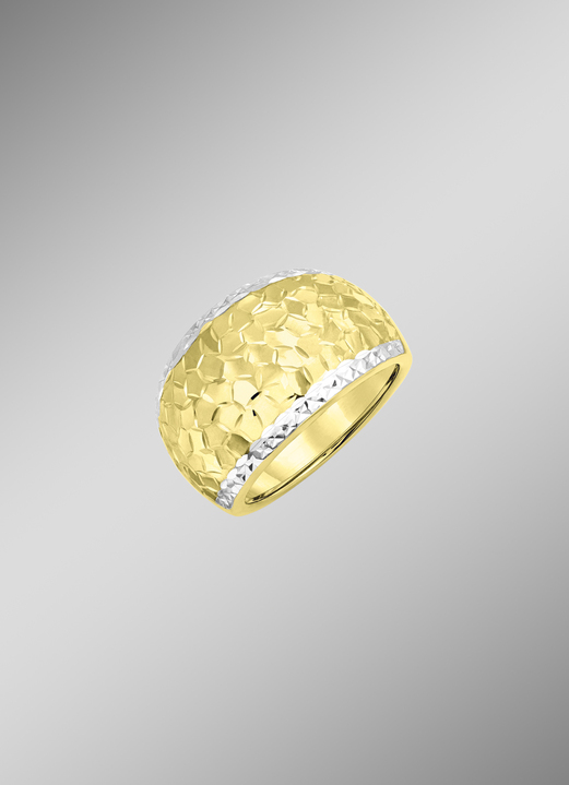 Ringe - Diamantierter Damenring in Bicolor, in Größe 160 bis 200, in Farbe  Ansicht 1