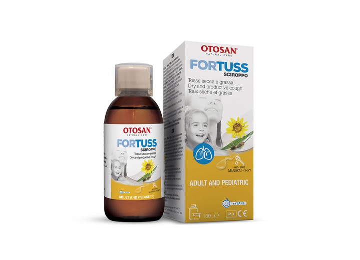 - Otosan® ForTuss Hustensirup mit Manuka-Honig, in Farbe TRANSPARENT