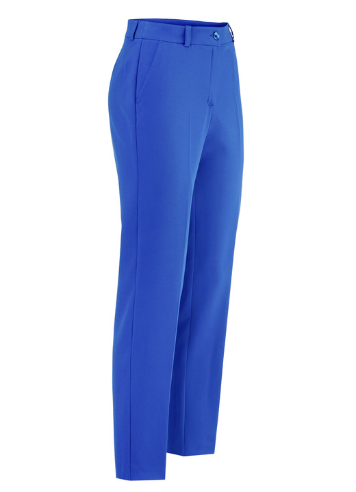 Hosen mit Knopf- und Reißverschluss - Hose mit komfortablem Formbund, in Größe 018 bis 052, in Farbe ROYALBLAU Ansicht 1