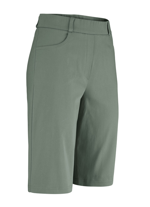 Hosen in Schlupfform - Bermudas, in Größe 036 bis 052, in Farbe KHAKI Ansicht 1