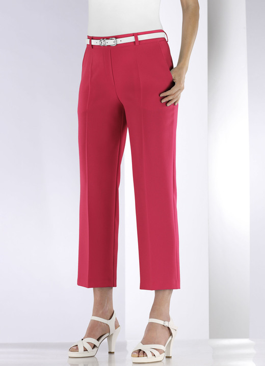 Hosen in Schlupfform - Hose mit rückwärtigem Dehnbund, in Größe 018 bis 054, in Farbe ROT Ansicht 1