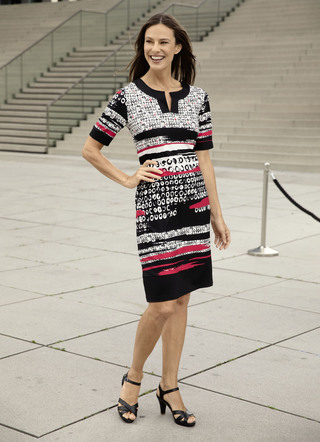 Kleid in Schlupfform