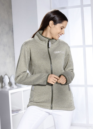 Jacke mit Jacquardmuster