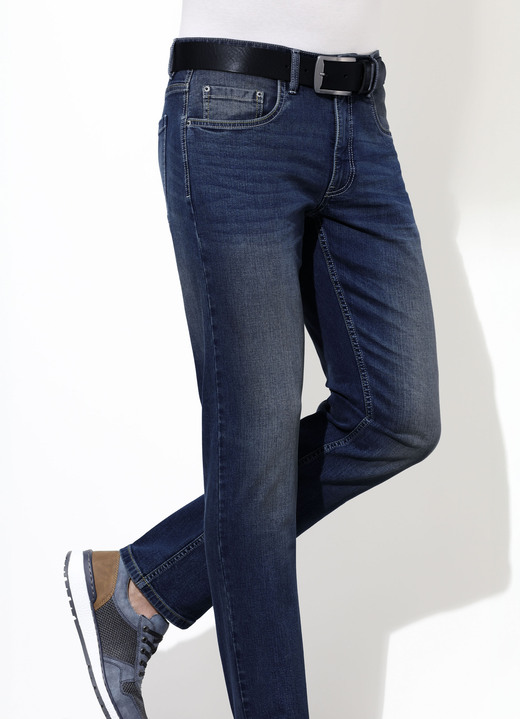 Jeans - Jeans in 3 Farben, in Größe 024 bis 064, in Farbe DUNKELJEANS Ansicht 1