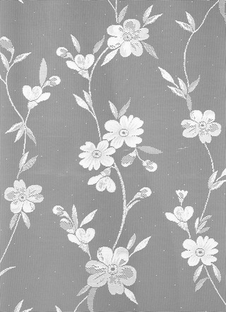 Schwalbenschwanz Blumenranke mit Stangendurchzug