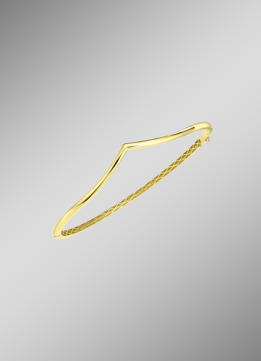 Armbänder - Glänzender Armreif aus Gold, in Farbe  Ansicht 1