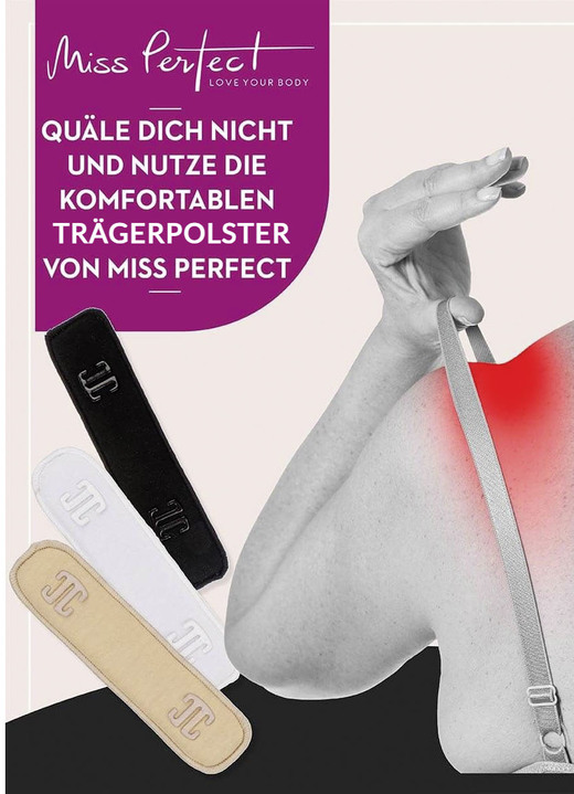 BH - Miss Perfect 1 Paar Trägerpolster, in Farbe WEISS Ansicht 1