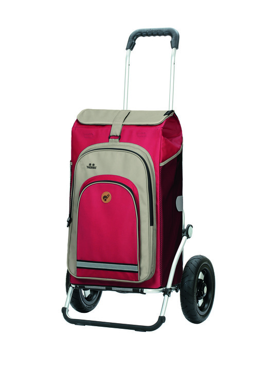 Einkaufstrolleys - Leichter und leiser Einkaufsroller Royal Shopper, in Farbe ROT Ansicht 1