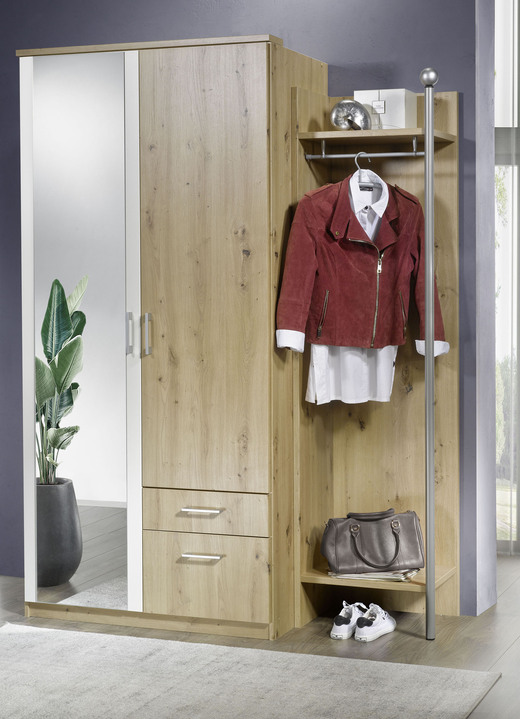 Garderobenmöbel - Modernes Garderoben-Programm, in Farbe ARTISAN EICH, in Ausführung Garderobenregal Ansicht 1