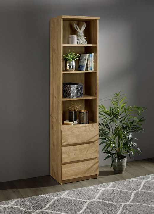Regale - Regal in modernem Design, in Farbe EICHE Ansicht 1