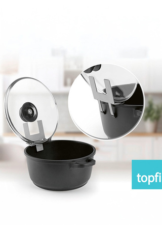 Topfdeckelhalter "Topfi" aus Edelstahl