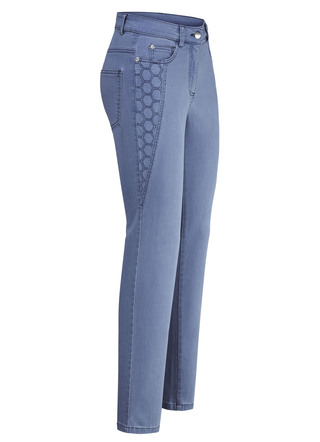 Jeans mit schöner Stickerei