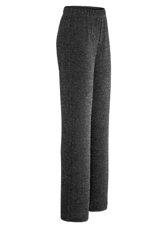 Hose mit edel funkelndem Glanzgarn